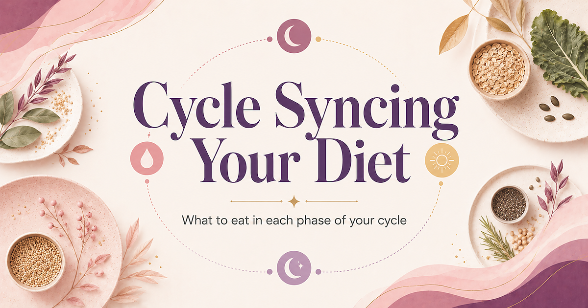 Cycle Syncing Your Diet: What to Eat in Each Phase | FastingBestie